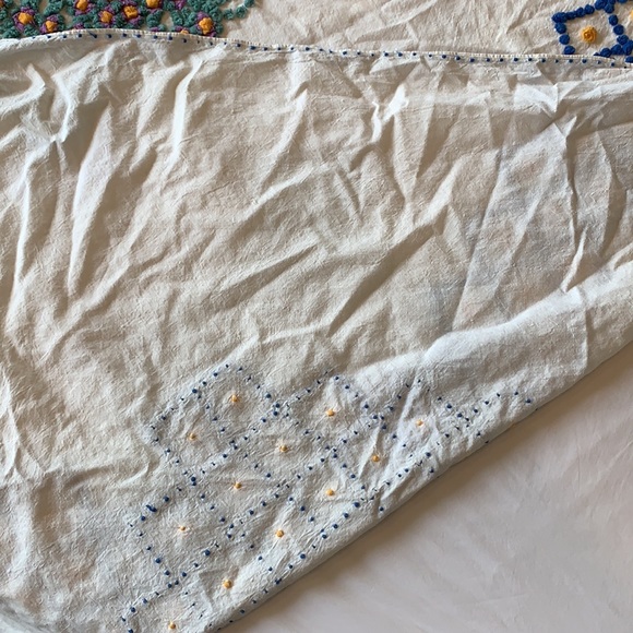 Host Fav 🎉 Vintage MCM Peacock Chenille Coverlet - Picture 8 of 10